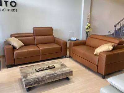Sofás 3 + 2 plazas en piel 100% natural ¡¡OFERTA!!