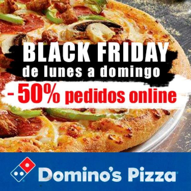 50% de descuento en Domino s Pizza