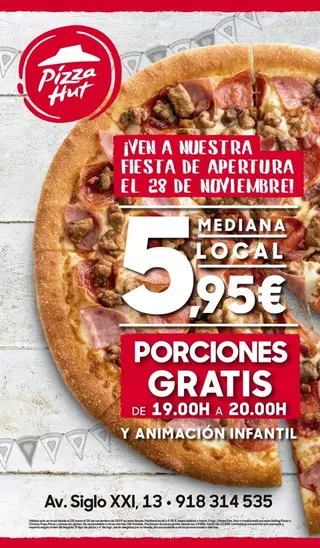 Fiesta de Apertura Pizza Hut Boadilla