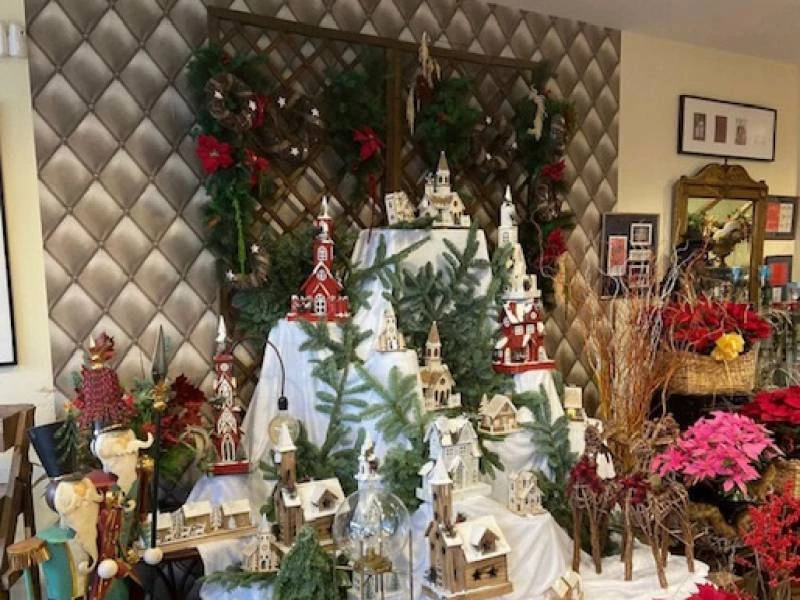 Decoración con flores	
