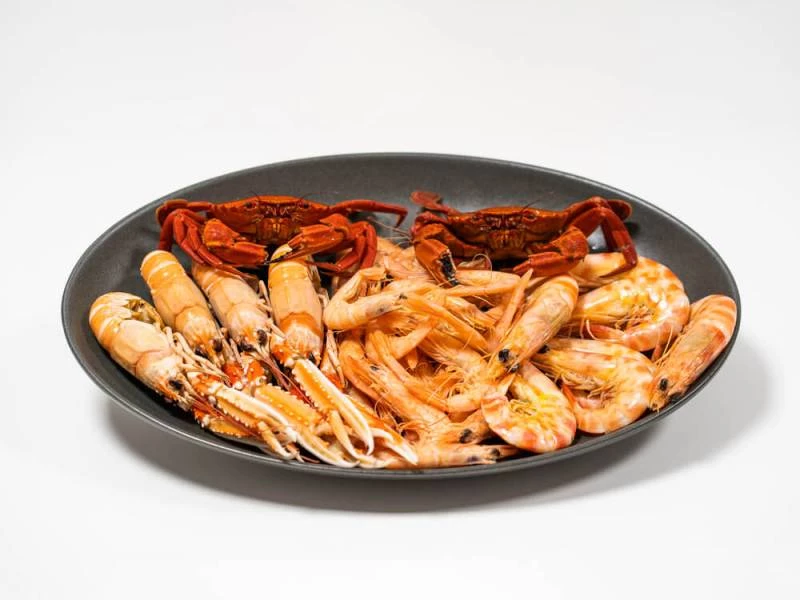 gambas, langostinos, cigalas