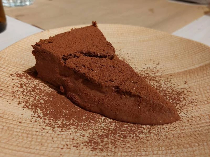 Tarta cremosa de chocolate