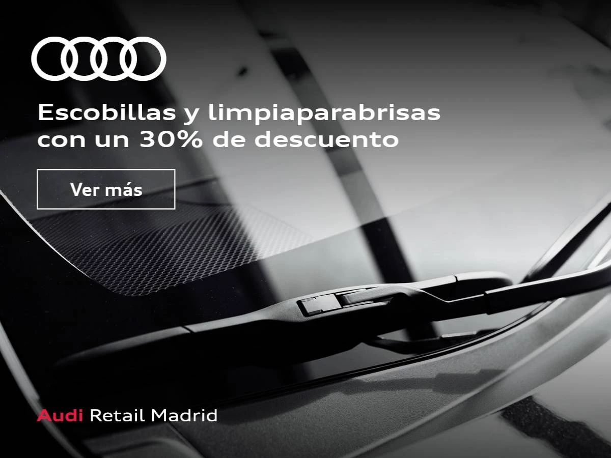 30% descuento en escobillas y limpiaparabrisas