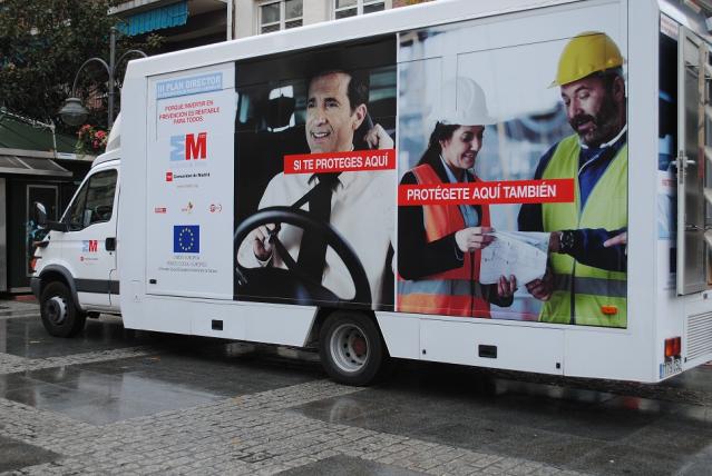 La campaña Prevenir riesgos laborales es rentable llega a Majadahonda