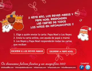 Los Reyes Magos y Papá Noel responderán las cartas de los niños en InfoMajadahonda.com