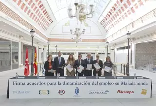 De Foxá y empresarios del Centro Comercial Gran Plaza 2 unen esfuerzos para generar empleo en Majadahonda