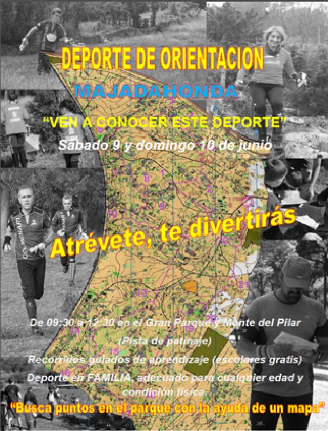 Deporte de orientación para escolares y familias en el Monte del Pilar

