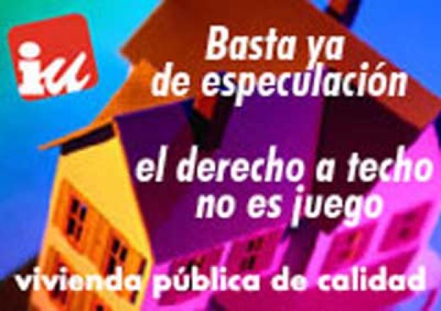 IU critica que el Ayuntamiento no tiene una política de vivienda para Majadahonda