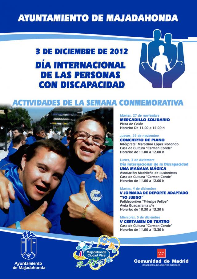 Teatro, música, deporte y solidaridad en la semana de la discapacidad de Majadahonda

