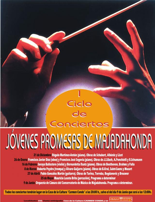 Arranca el ciclo de concierto ‘Jóvenes promesas de Majadahonda’
