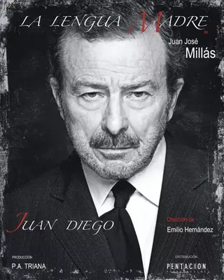 El actor Juan Diego protagoniza ‘La lengua madre’ mañana en Majadahonda