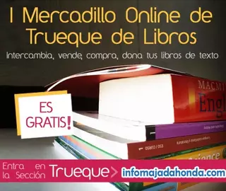 I Mercadillo Online de Trueque de libros de texto entre vecinos de Majadahonda