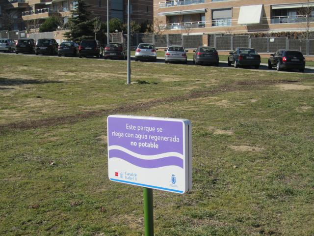 El Ayuntamiento insta al Canal de Isabel II a ampliar la red de riego de agua regenerada
