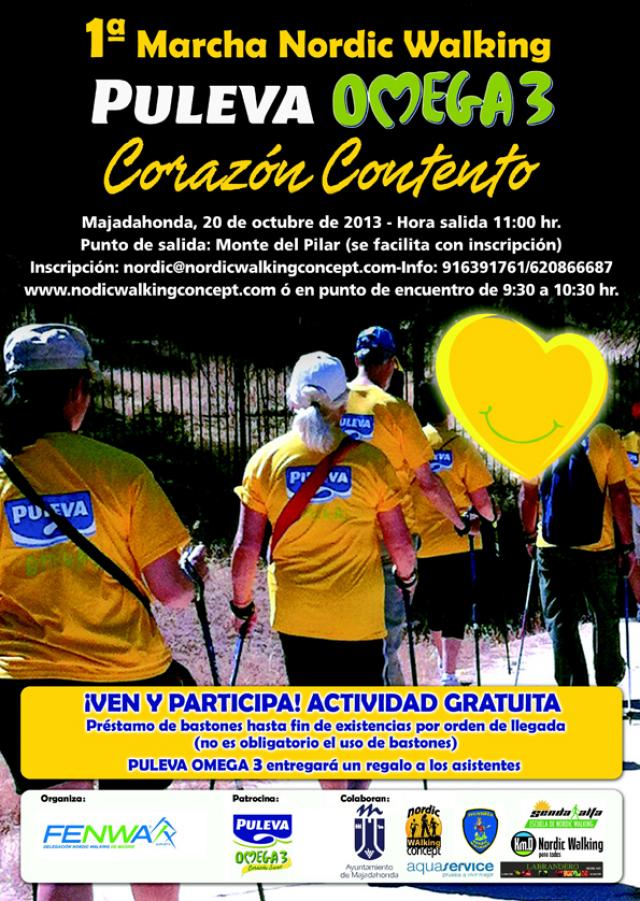 Majadahonda acoge la I Marcha de Nordic Walking “Corazón Contento”
