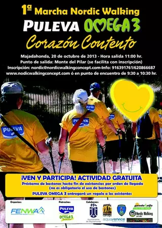 Majadahonda acoge la I Marcha de Nordic Walking “Corazón Contento”
