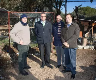 Visita a las instalaciones de Grefa del viceconsejero de Asuntos Sociales