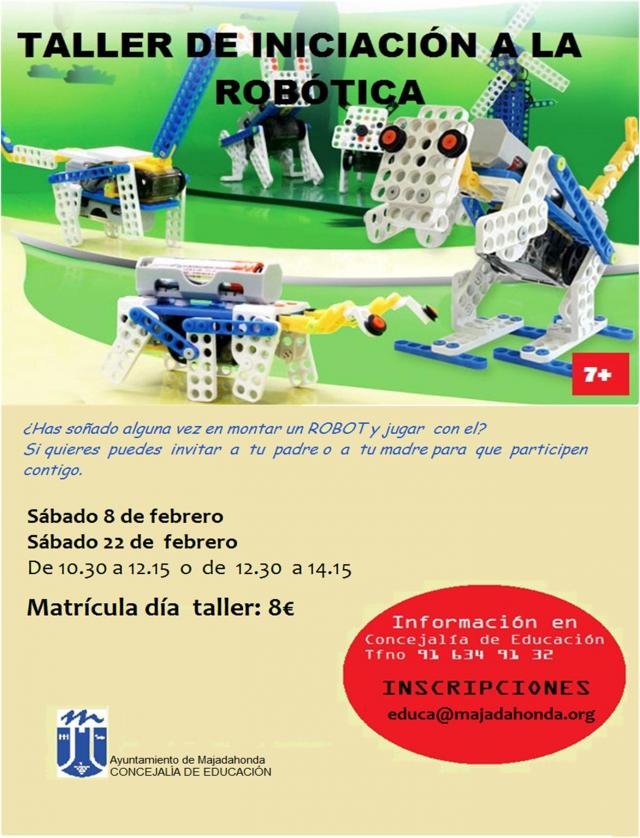 El Ayuntamiento de Majadahonda organiza un taller de iniciación a la robótica
