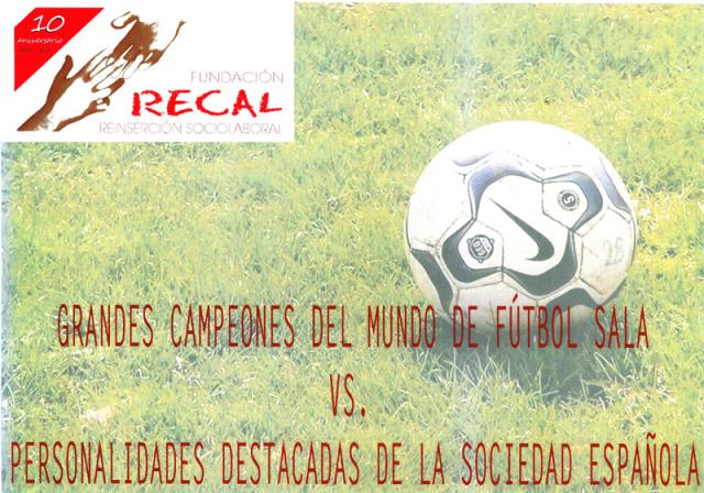 Majadahonda acoge un partido benéfico a favor de la Fundación RECAL