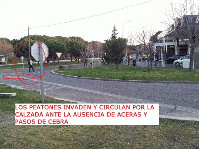 Vecinos de Monte del Pilar reclaman mejoras en las aceras e iluminación de sus calles