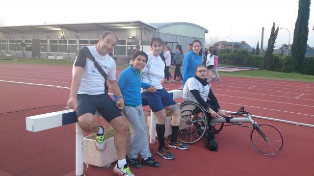 La escuela municipal de atletismo se integra en la Federación Madrileña de Deportes de Discapacitados Físicos