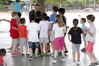 De Foxá visita los campamentos urbanos de verano