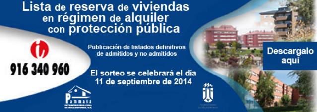 El Ayuntamiento hace pública la lista definitiva para optar a una vivienda en alquiler con protección pública