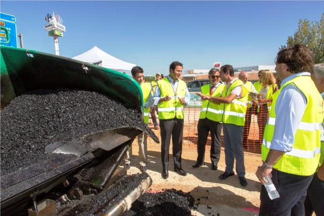 De Foxá y los consejeros Victoria y Cavero visitan las obras del tercer carril de la M-503