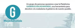 Este domingo se presenta el nuevo partido político "Ganemos Majadahonda"
