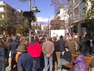 Los majariegos se concentran para exigir la revisión catastral