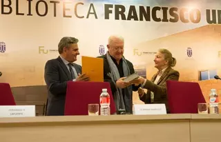 Juancho Armas Marcelo recoge el Premio Francisco Umbral al mejor libro del año