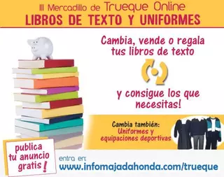 Vuelve el Mercadillo de Trueque Online de Libros de Texto y Uniformes de InfoMajadahonda.com