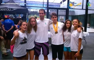 Dos medallas de oro y cinco finales para el Majadahonda en los Campeonatos de España de Natación 