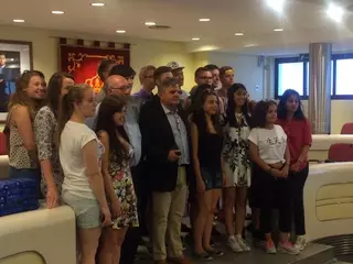Un grupo internacional de jóvenes del Rotary Club visita Majadahonda