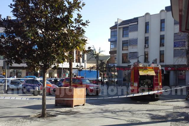 Un escape de gas obliga a cerrar varias calles en Majadahonda