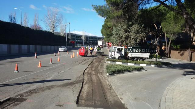 200 actuaciones en el mes de marzo sobre pavimento, riego, mobiliario y alumbrado en Majadahonda