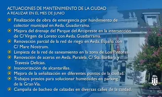 El Ayuntamiento de Majadahonda ejecuta en junio la renovación de aceras en la Avenida Paralela y la calle Santa Bárbara