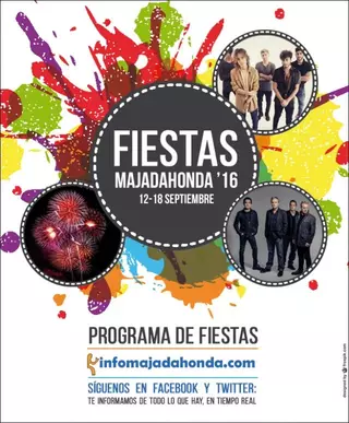 PROGRAMA DE FIESTAS MAJADAHONDA 2016. Del 12 al 18 de Septiembre