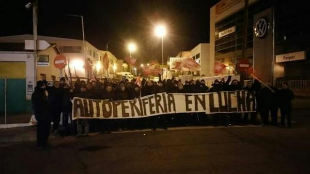Izquierda Unida y PCE muestran su apoyo a los trabajadores de Autoperiferia en su huelga