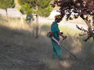 Majadahonda se prepara para evitar incendios con el desbroce de las parcelas de la ciudad