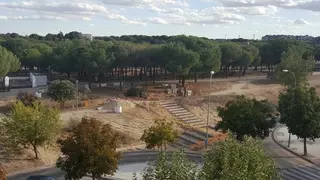 Mejora en los accesos al Monte del Pilar de Majadahonda con nuevas escaleras y pasos peatonales