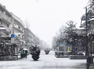 Intensa nevada en Majadahonda