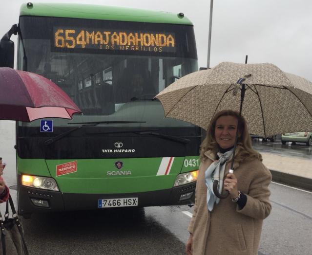 La línea de autobuses 654 comienza hoy a dar servicio a los vecinos de Roza Martín