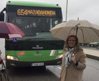 La línea de autobuses 654 comienza hoy a dar servicio a los vecinos de Roza Martín