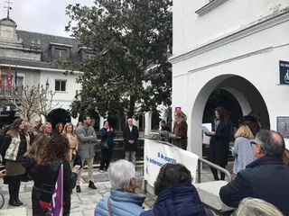 Concentración en defensa de la igualdad en Majadahonda
