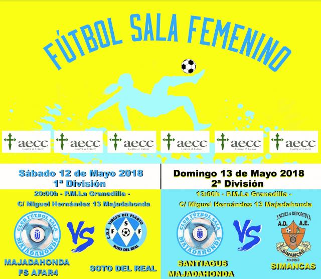 El Club FS Majadahonda recaudará fondos para la Asociación Española Contra el Cáncer