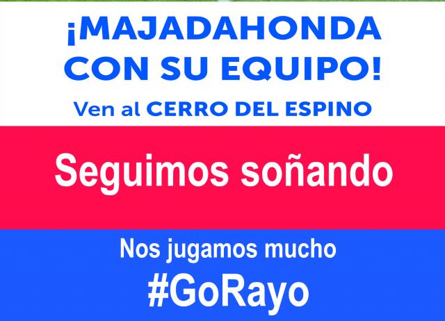El Ayuntamiento ofrece transporte gratuito a los aficionados del Rayo Majadahonda para viajar a Cartagena