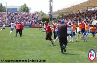 El CF Rayo Majadahonda asciende a Segunda División por primera vez en su historia