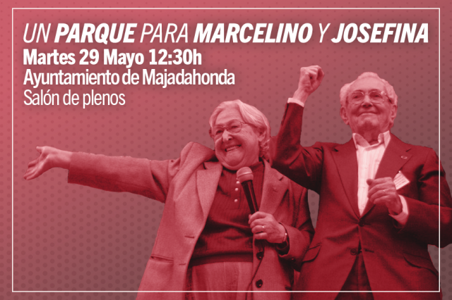 Rechazada la propuesta de un parque para Marcelino Camacho y Josefina Samper en Majadahonda