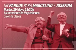 Rechazada la propuesta de un parque para Marcelino Camacho y Josefina Samper en Majadahonda