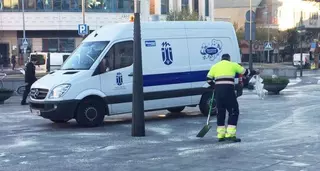 Los trabajadores de limpieza de Majadahonda, en huelga desde el día 26 de Junio